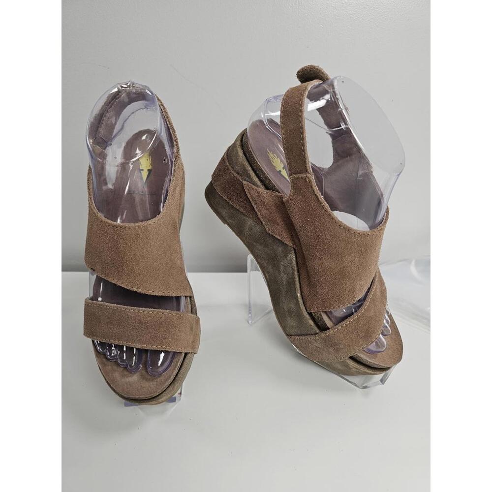 Vionic Suede Wedge Sandals with Adjustable Straps
